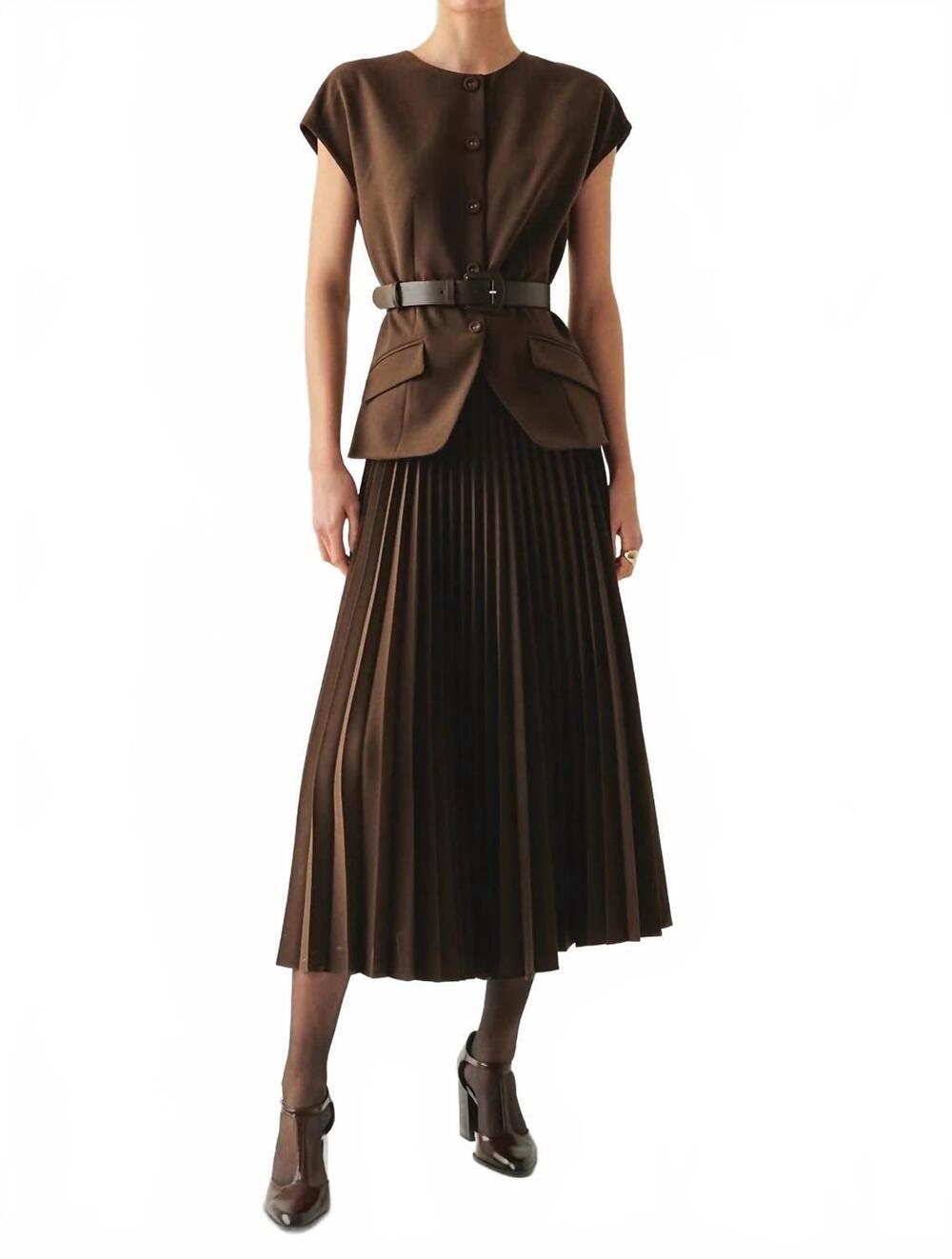 NEW EXQUISE jolie dress in brown
